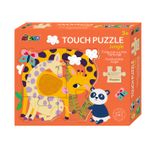 Puzzle tactil din lemn - Jungla fotografia produsului