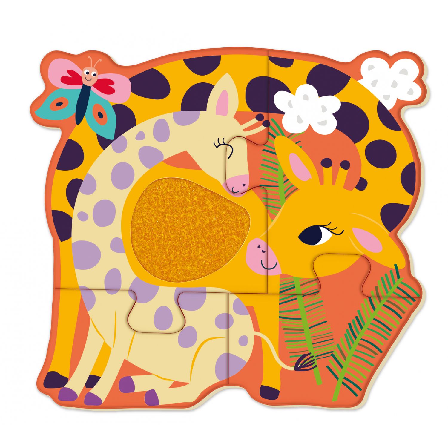 Puzzle tactil din lemn - Jungla fotografia produsului View 2 L