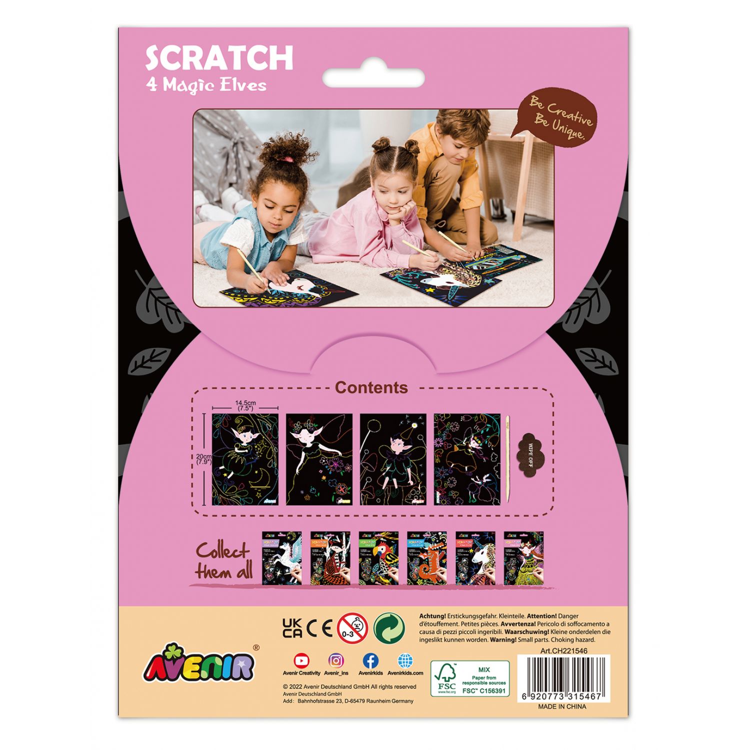 Set de razuit - 4 Elfi magici fotografia produsului View 3 L