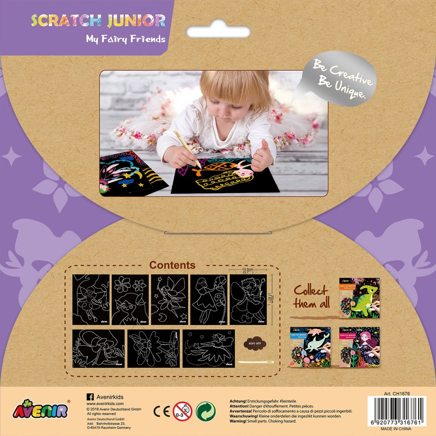 Set de razuit Scratch Junior - Prietenele Mele Zane fotografia produsului View 5 L