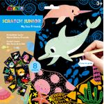 Set de razuit Scratch Junior - Prietenii mei marini fotografia produsului