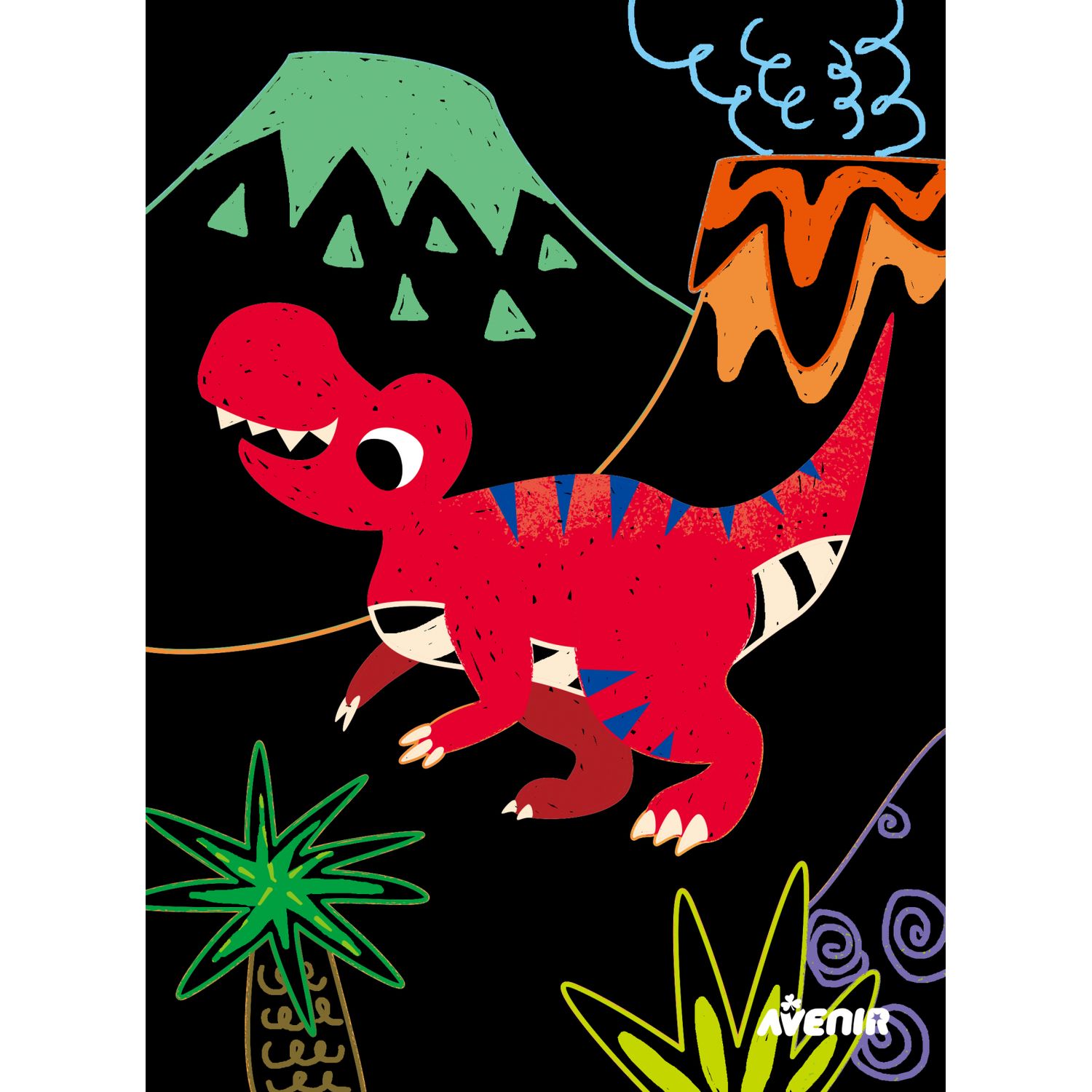 Set de razuit Scratch Junior - Prietenii mei dinozauri fotografia produsului View 4 L