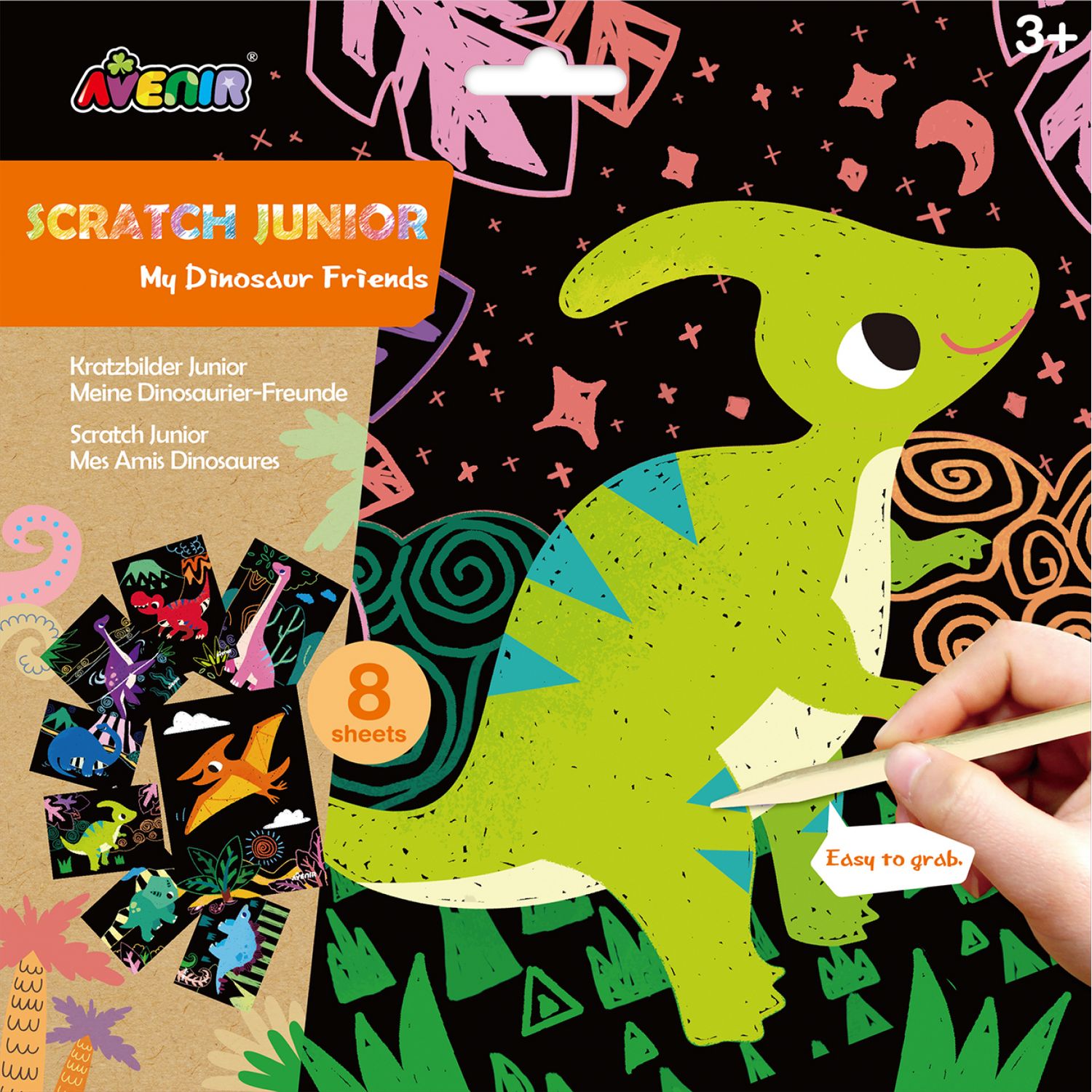 Set de razuit Scratch Junior - Prietenii mei dinozauri fotografia produsului