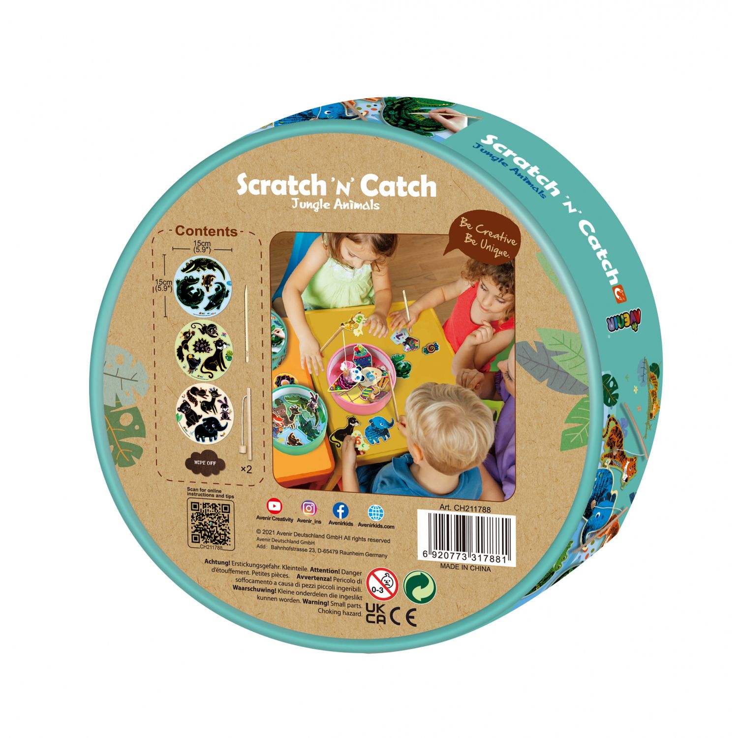 Joc de pescuit 2in1 razuibil - Scratch N Catch- Animale Jungla fotografia produsului View 3 L