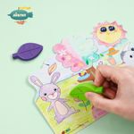 Kit de activitati cu creioane colorate - La picnic fotografia produsului View 5 S