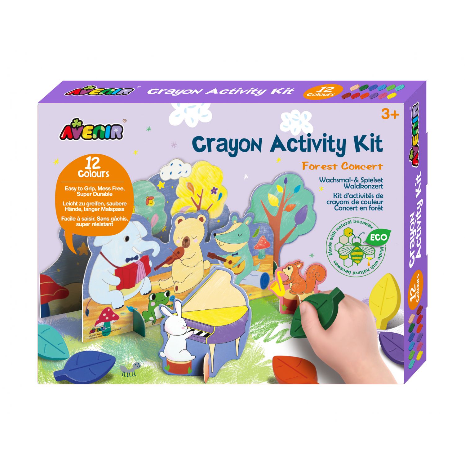 Kit de activitati cu creioane colorate - Concert in padure fotografia produsului