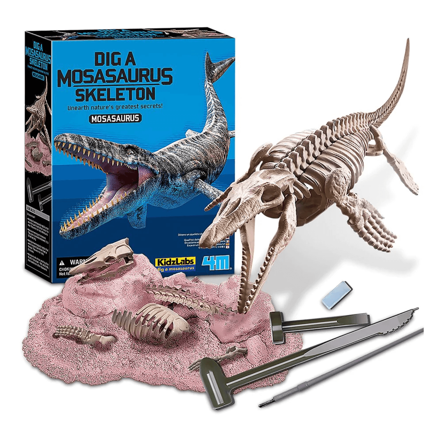 Set educativ Sapa si descopera Dinozauri - Mosasaurus fotografia produsului View 2 L