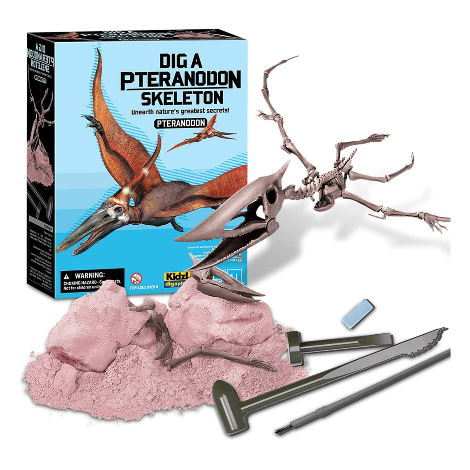 Set educativ Sapa si descopera Dinozauri - Pteranodon fotografia produsului View 2 L