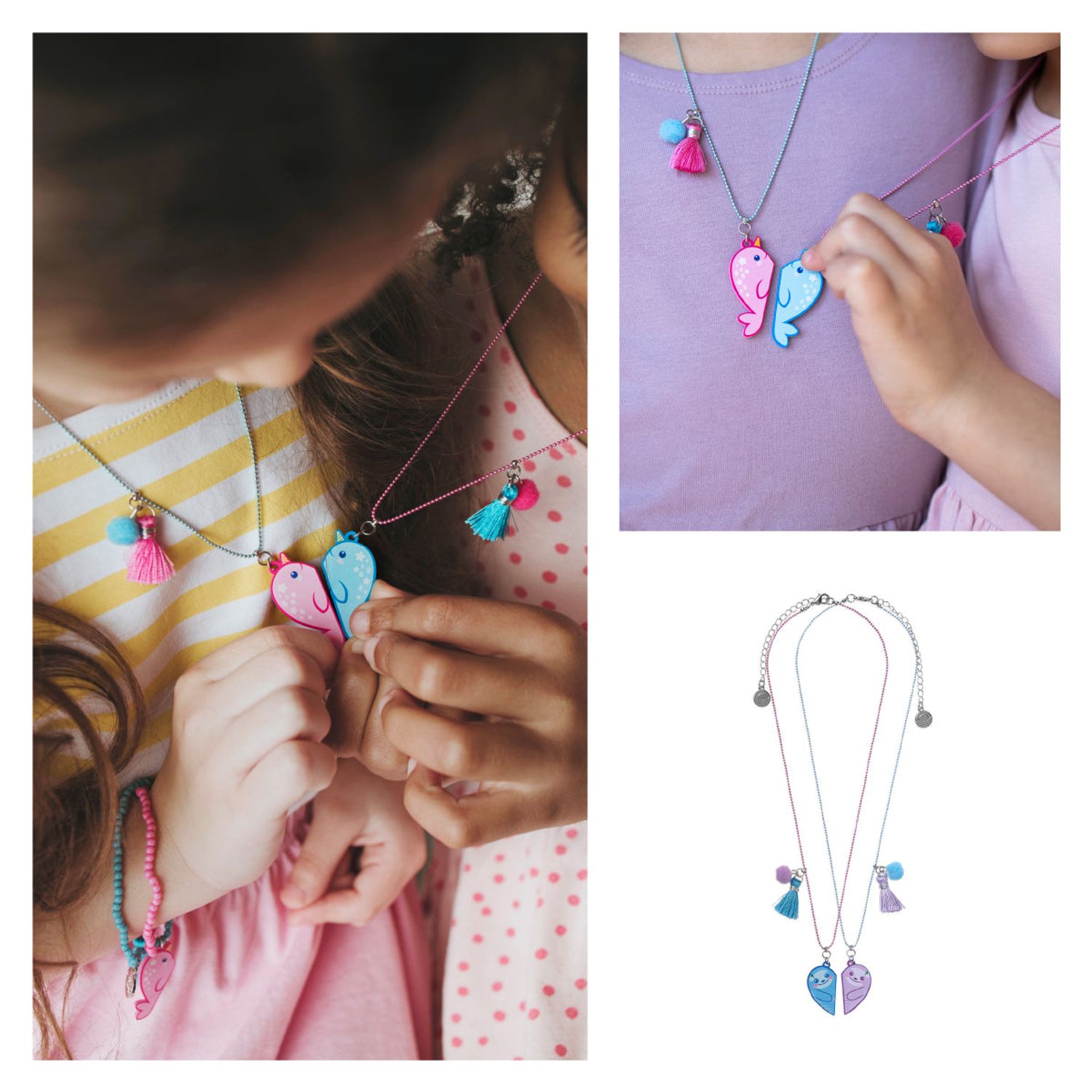 Colier Kourtney - Unicornul Marilor Best Friends Forever fotografia produsului View 2 L