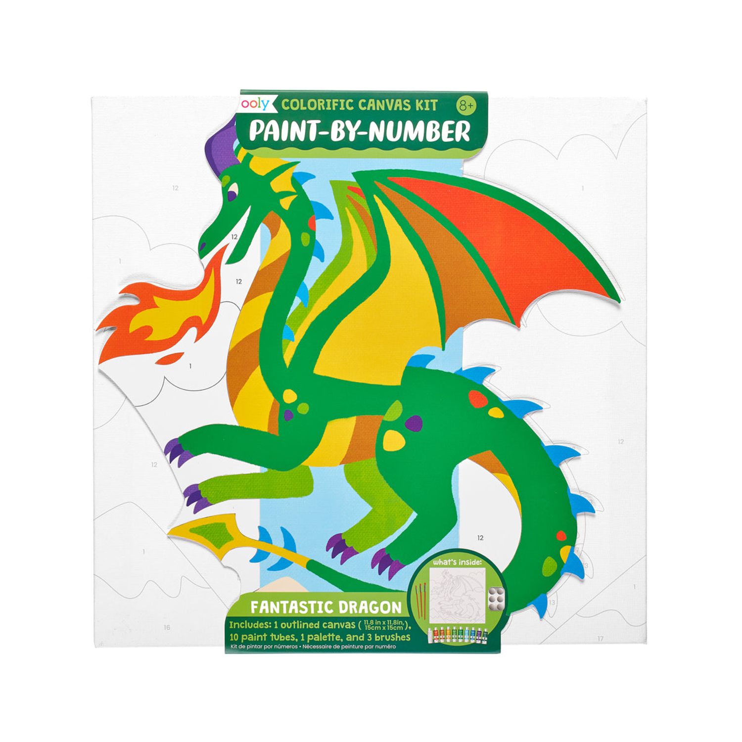 Set creativ Picteaza pe numere - Fantastic Dragon fotografia produsului