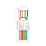 Pixuri cu gel colorate Fine Line - Set de 6 fotografia produsului