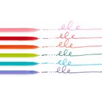 Pixuri cu gel colorate Fine Line - Set de 6 fotografia produsului View 2 S