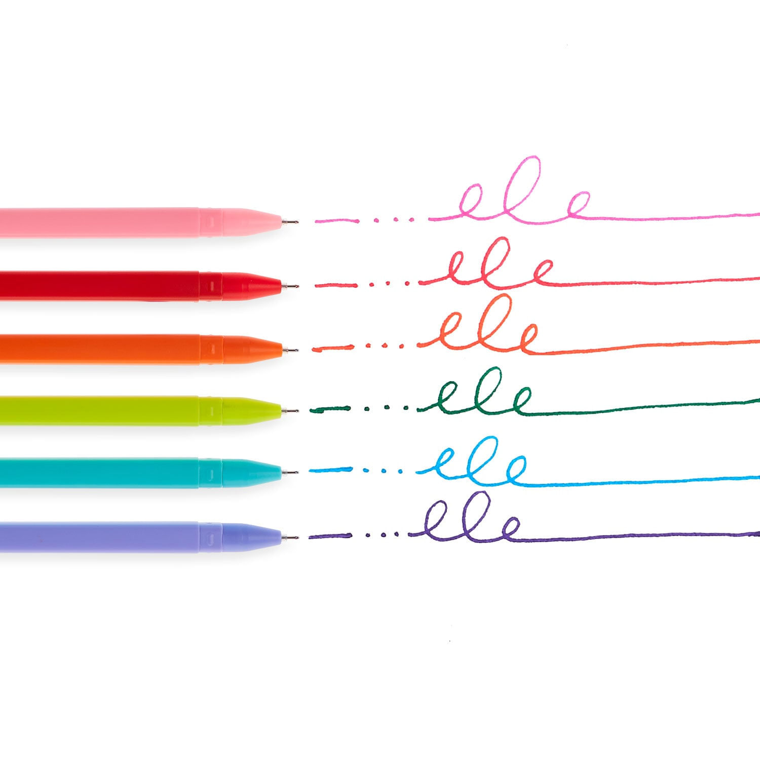 Pixuri cu gel colorate Fine Line - Set de 6 fotografia produsului View 2 L