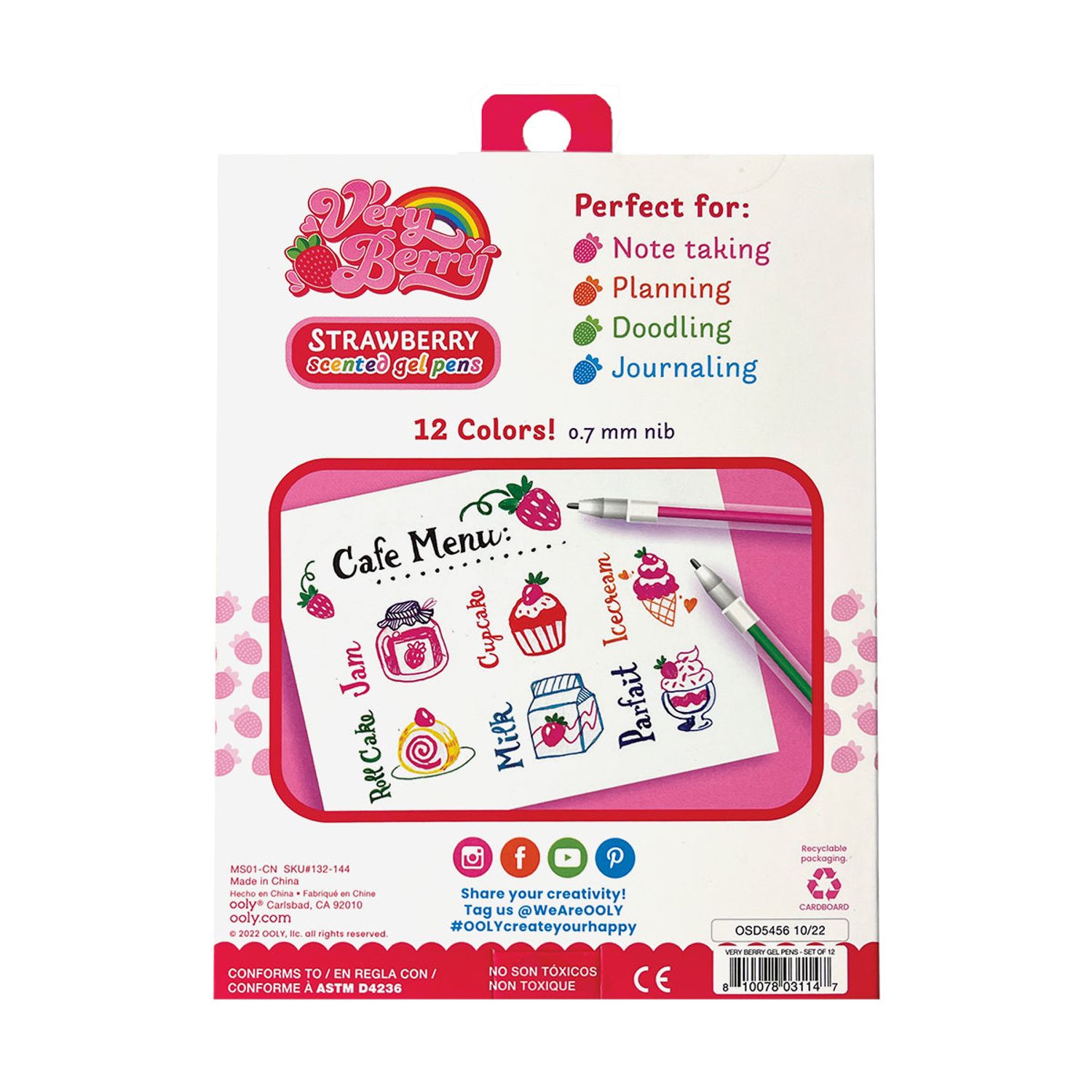 Pixuri cu gel parfumate Very Berry - Set de 12 fotografia produsului View 2 L