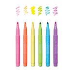 Markere parfumate Yummy Yummy cu varf flexibil - Set de 6 fotografia produsului View 2 S