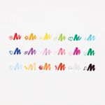 Carioci lavabile duble cu stampile Stampables- Set de 18 fotografia produsului View 2 S