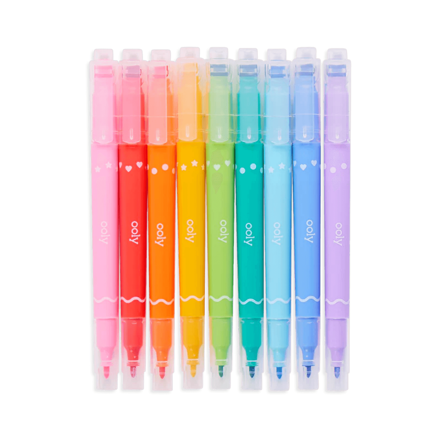 Carioci duble cu stampile Confetti Stamp - set de 9 fotografia produsului View 5 L