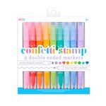 Carioci duble cu stampile Confetti Stamp - set de 9 fotografia produsului