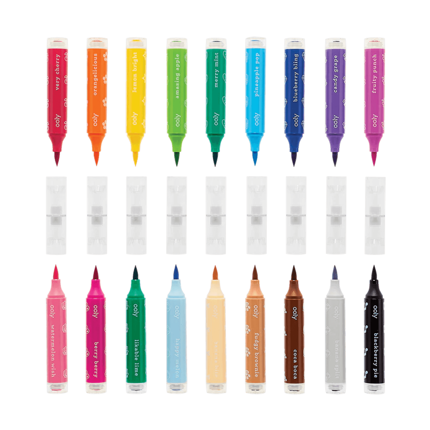 Carioci lavabile duble cu stampile Stampables- Set de 18 fotografia produsului View 6 L