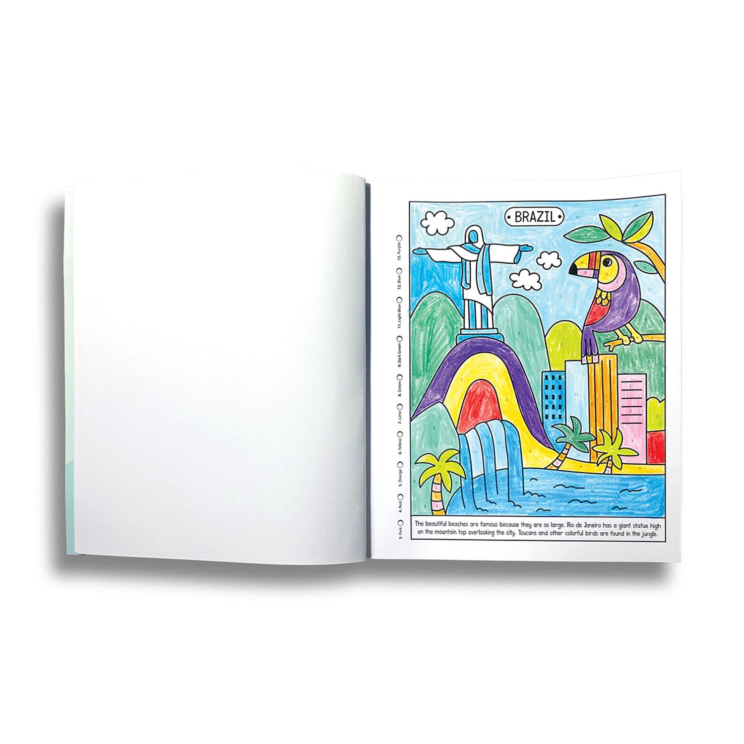Carte de colorat pe numere - Lumea minunata fotografia produsului View 2 L