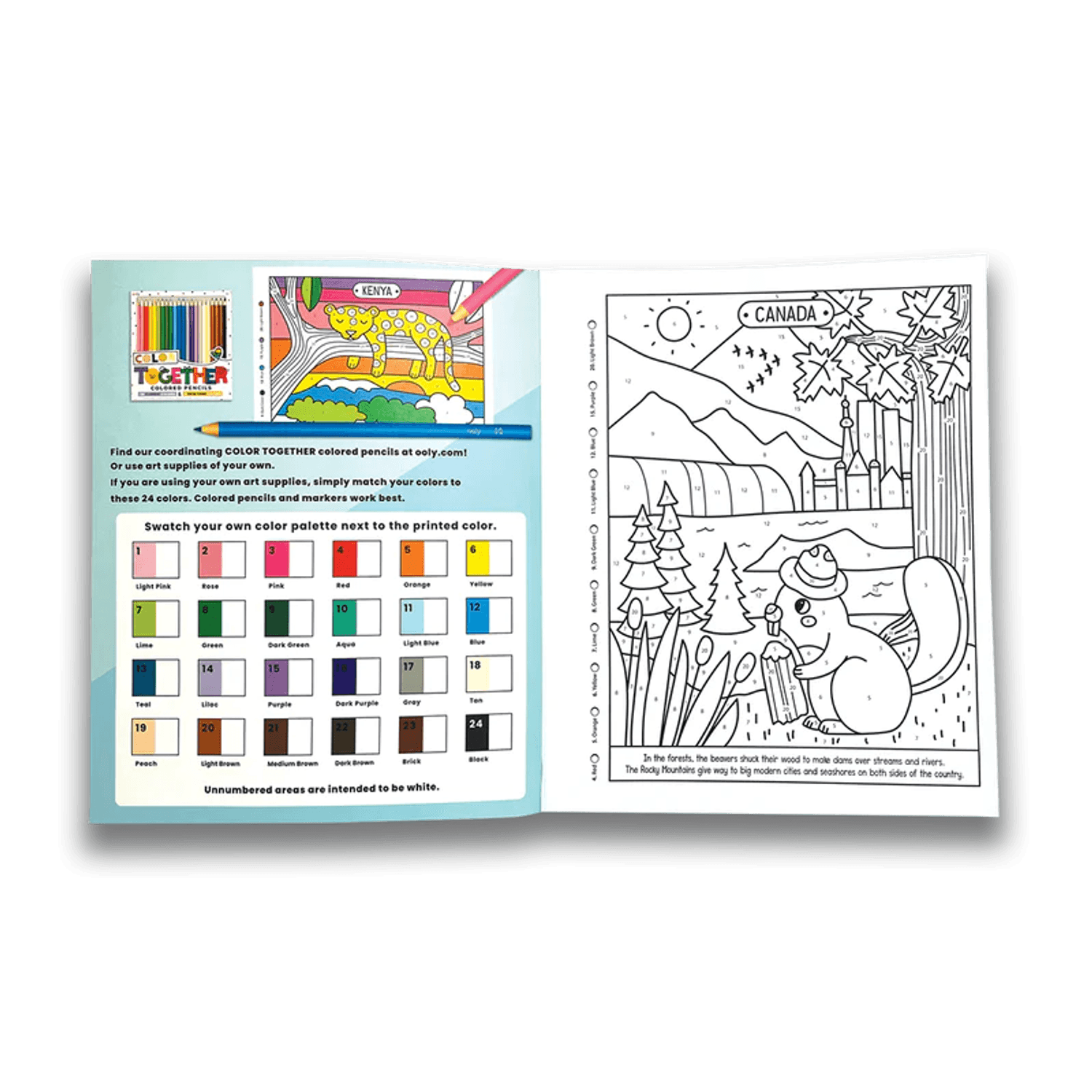 Carte de colorat pe numere - Lumea minunata fotografia produsului View 3 L