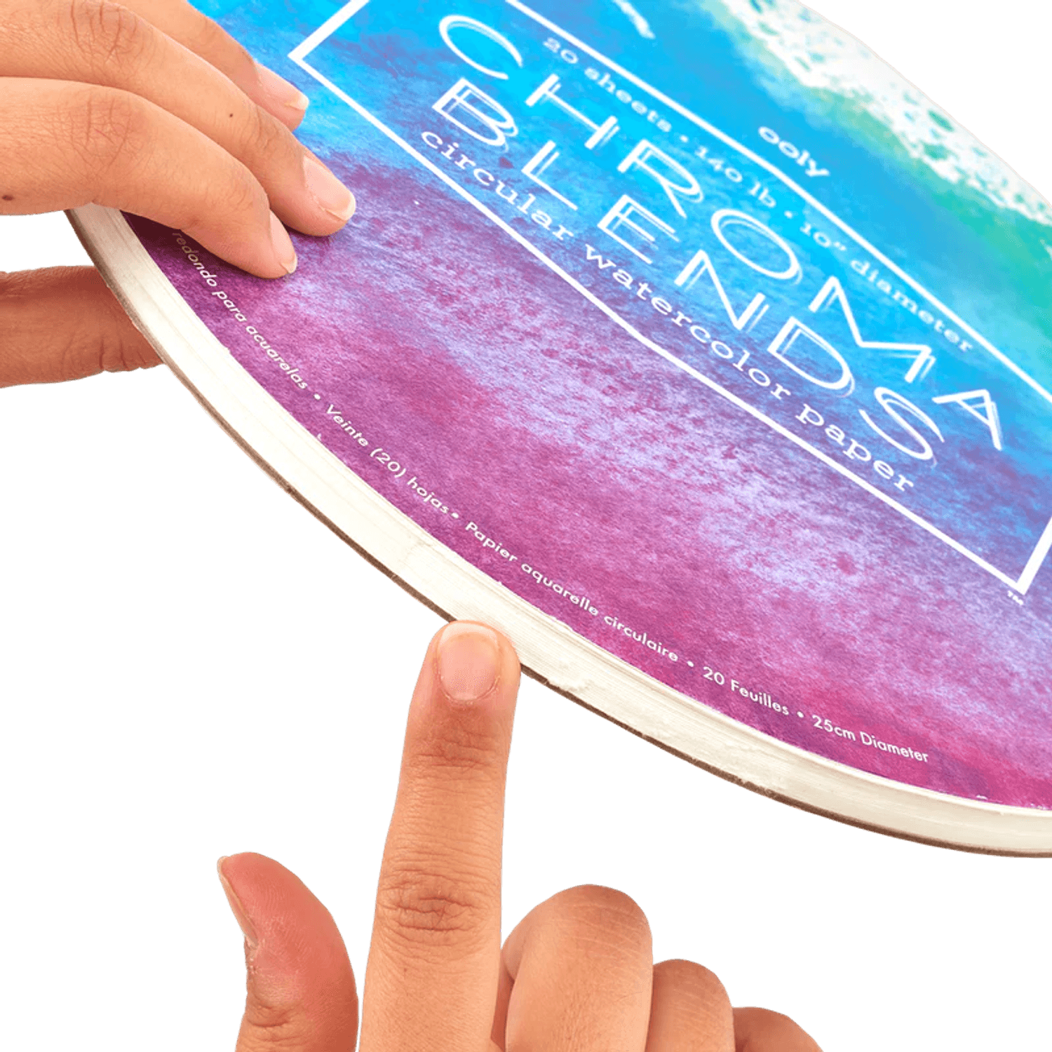 Bloc desen circular Watercolor Chroma Blends fotografia produsului View 4 L