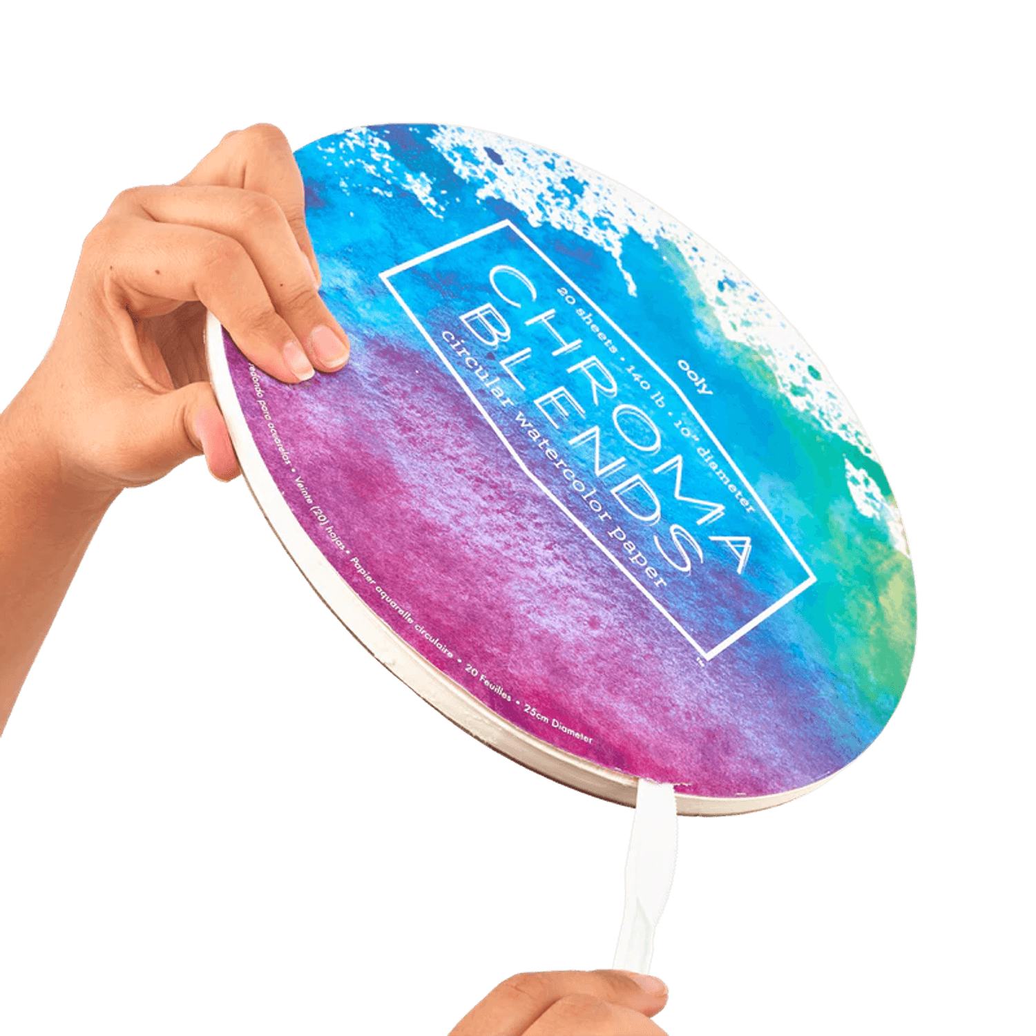 Bloc desen circular Watercolor Chroma Blends fotografia produsului View 3 L