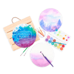 Bloc desen circular Watercolor Chroma Blends fotografia produsului View 6 S
