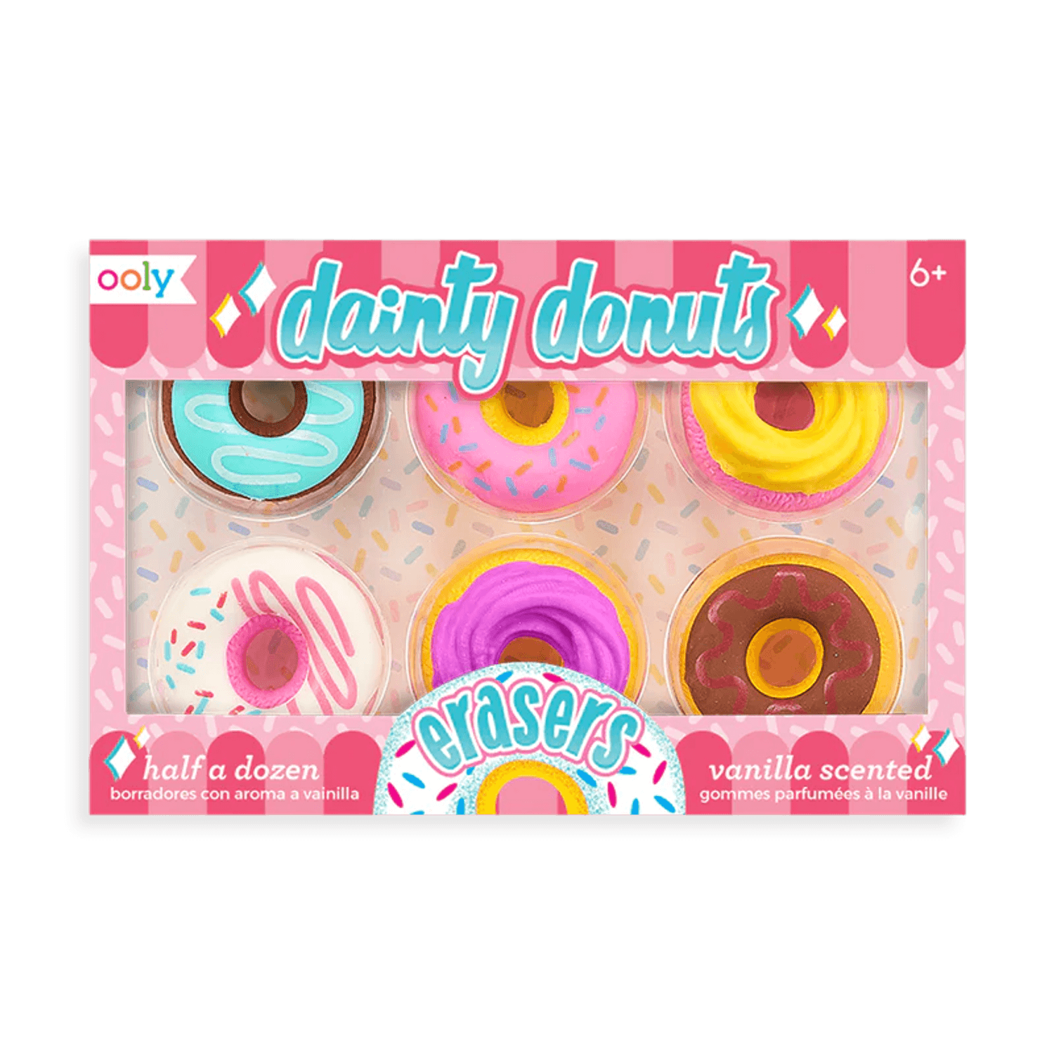 Radiere parfumate Dainty Donuts - Set de 6 fotografia produsului