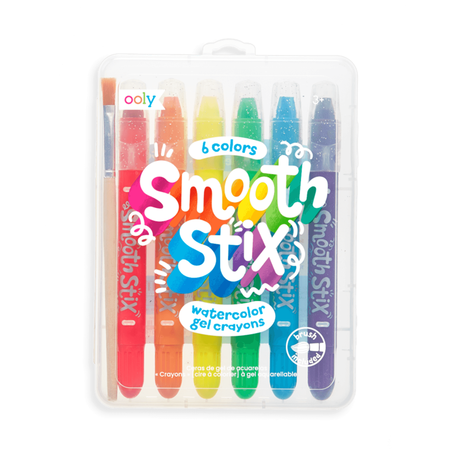 Creioane acuarela cu gel, Smooth Stix, set 6 culori fotografia produsului