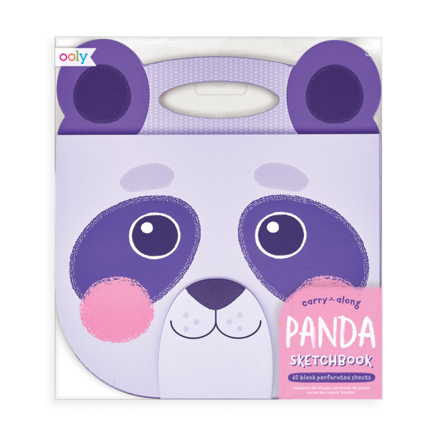 Caiet desen portabil - Panda mov fotografia produsului View 3 L