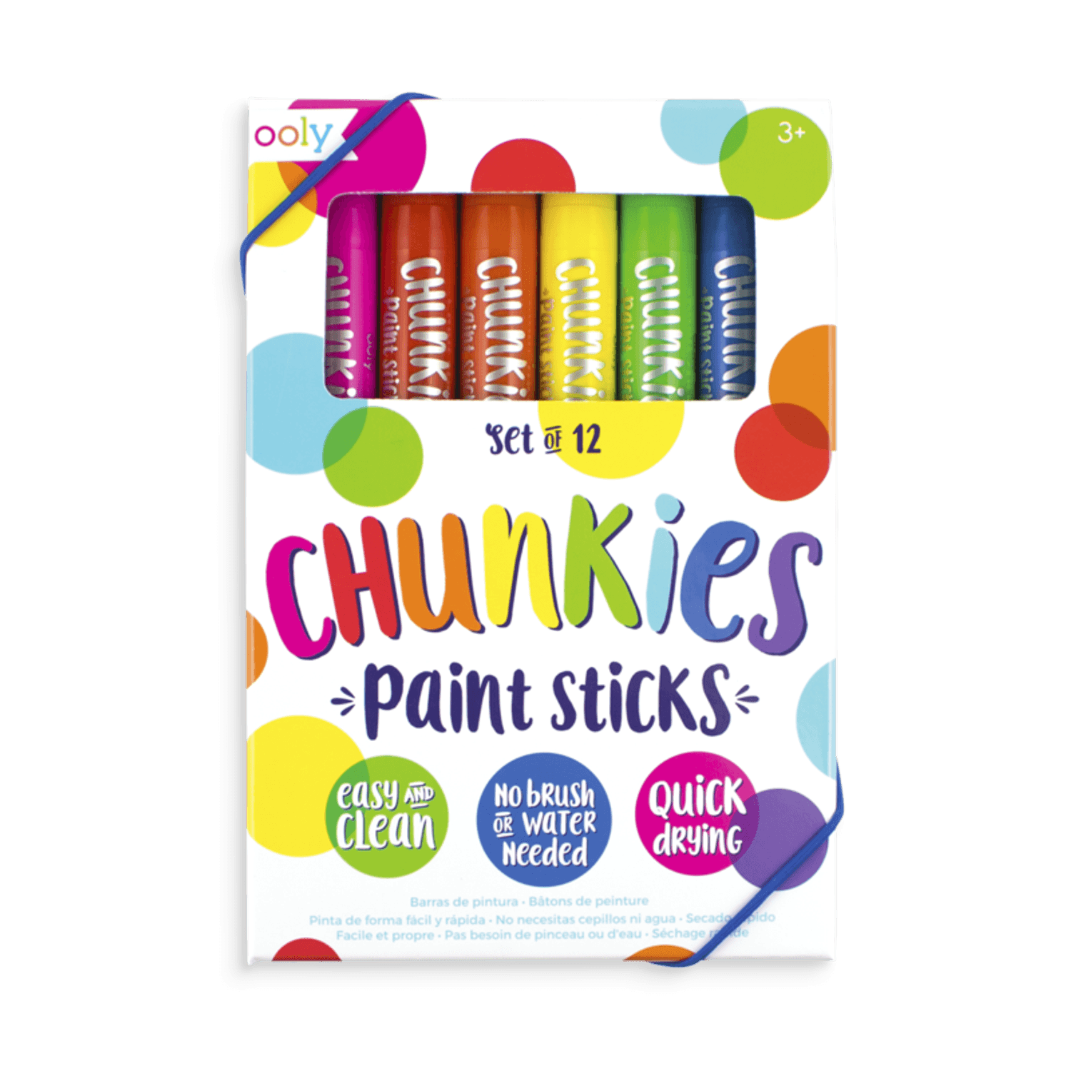 Creioane tempera solida Chunkies, 12 bucati fotografia produsului