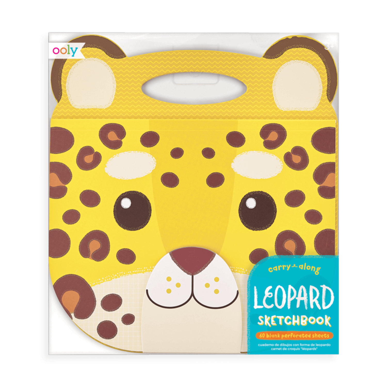 Caiet desen portabil - Leopard galben fotografia produsului View 5 L