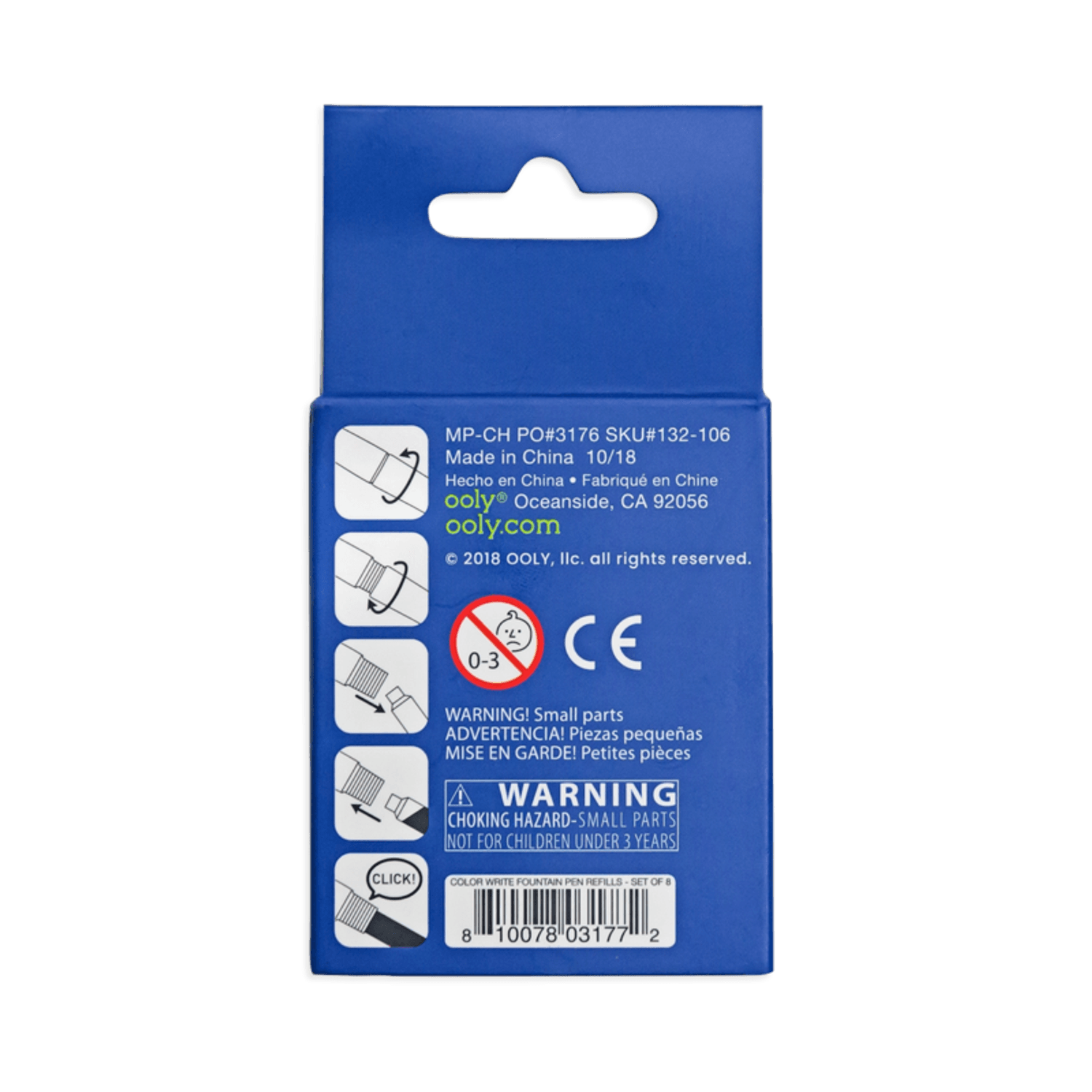 Rezerve Color Write pentru stilouri - set 8 culori fotografia produsului View 4 L