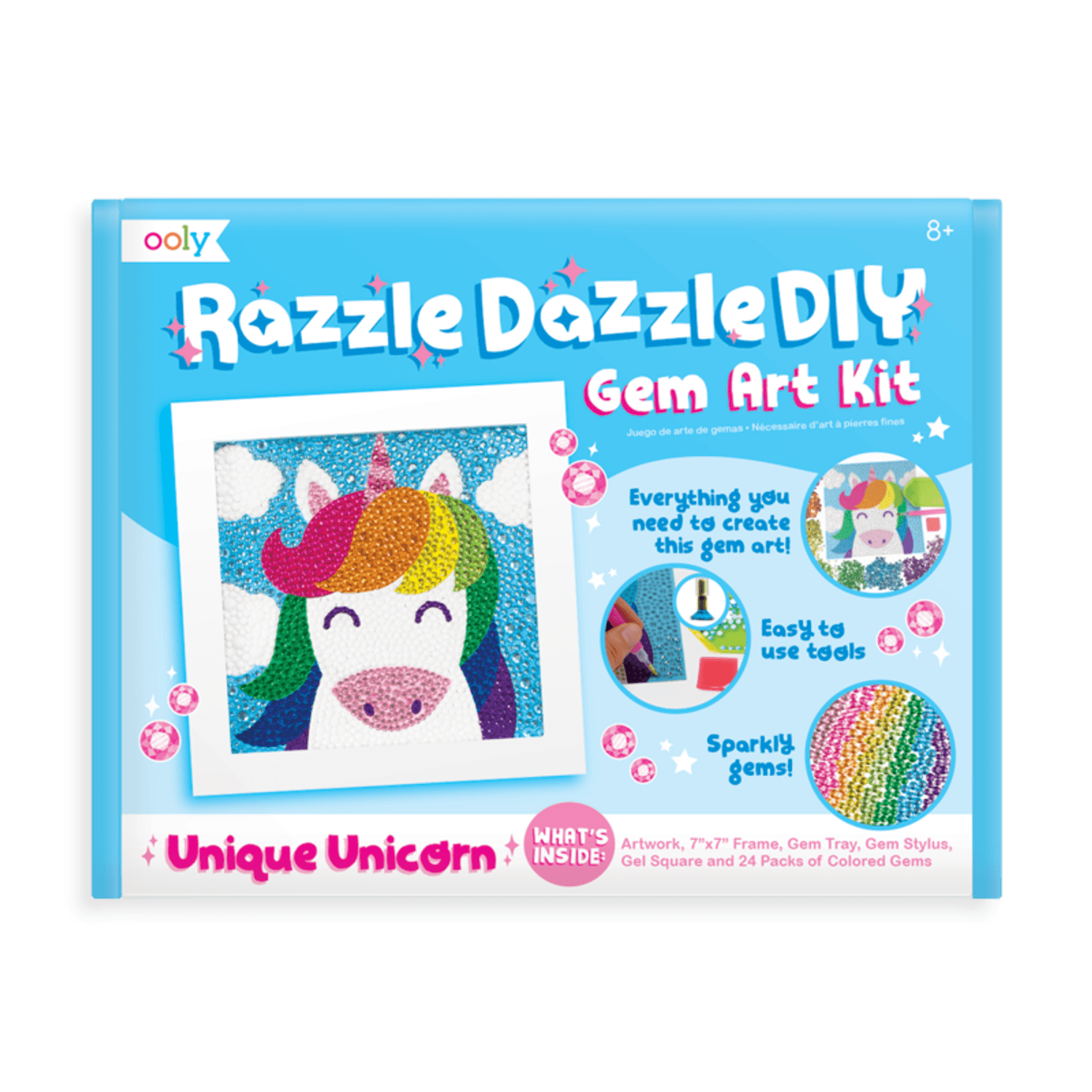 Atelier creativ DIY cu diamante - Unicorn fotografia produsului View 2 L