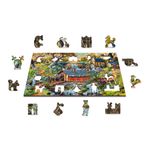 Puzzle din lemn, Viata la tara, 200 piese fotografia produsului View 4 S