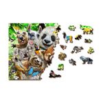 Puzzle din lemn, Paradisul ursilor, 200 piese fotografia produsului View 3 S