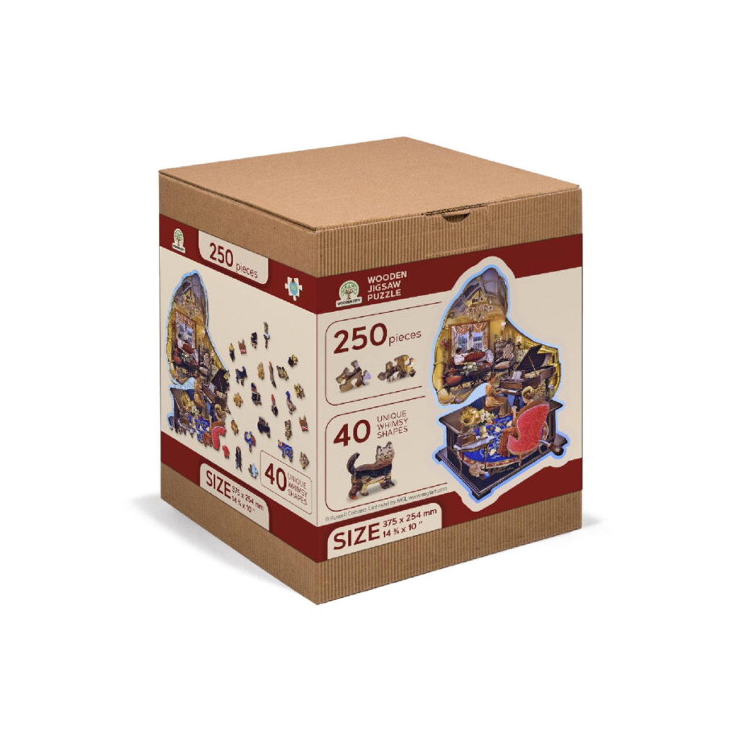Puzzle din lemn, Gramofonul bunicilor, 250 piese fotografia produsului