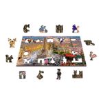 Puzzle din lemn, Primavara la Paris, 200 piese fotografia produsului View 4 S