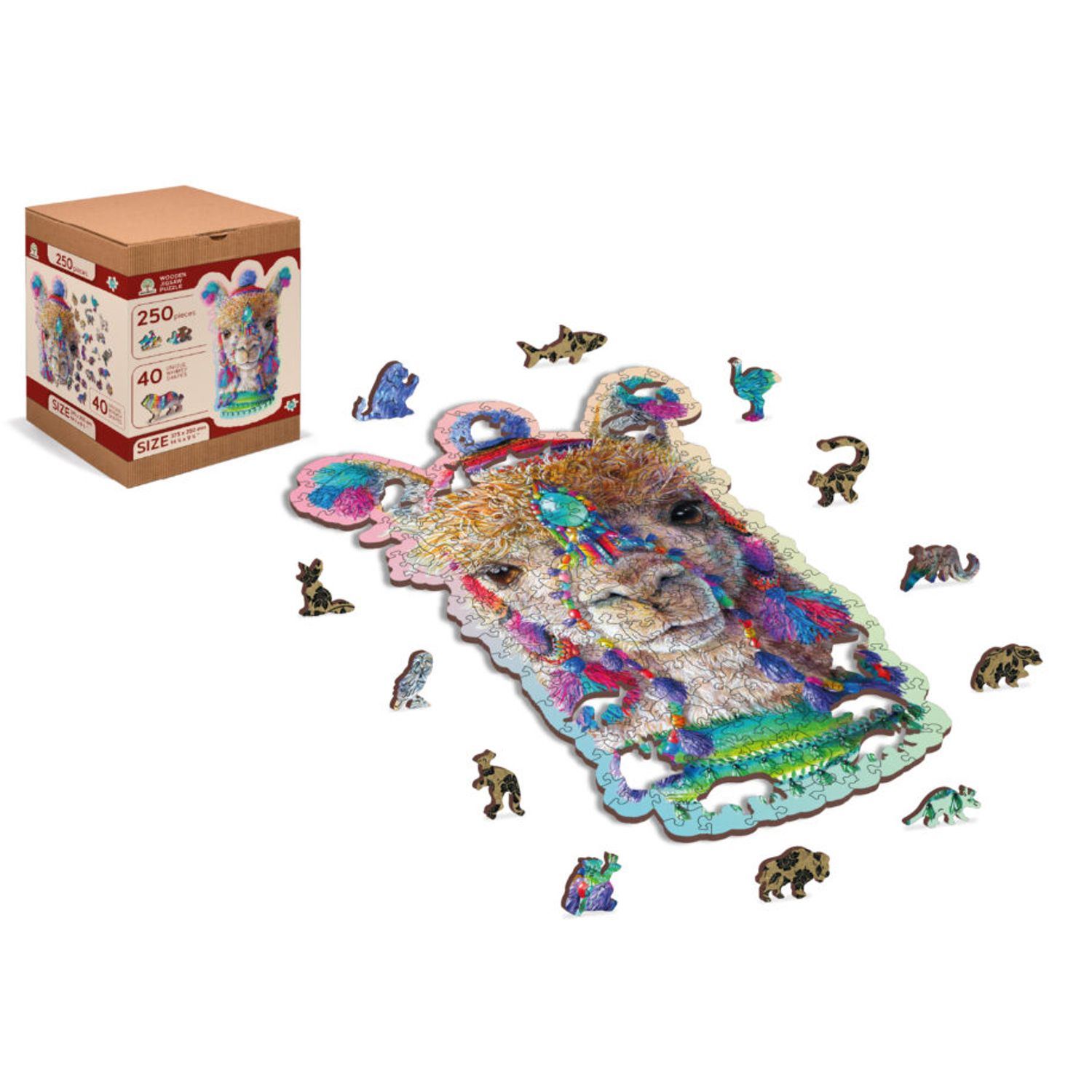 Puzzle din lemn, Camila, 250 piese fotografia produsului View 2 L