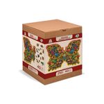 Puzzle din lemn, Fluture colorat, 250 piese fotografia produsului