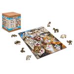 Puzzle din lemn, Pisicutele din Londra, 200 piese fotografia produsului View 2 S