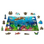 Puzzle din lemn, Paradisul subacvatic, 200 piese fotografia produsului View 4 S