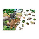 Puzzle din lemn, Cresa animalelor, 200 piese fotografia produsului View 3 S