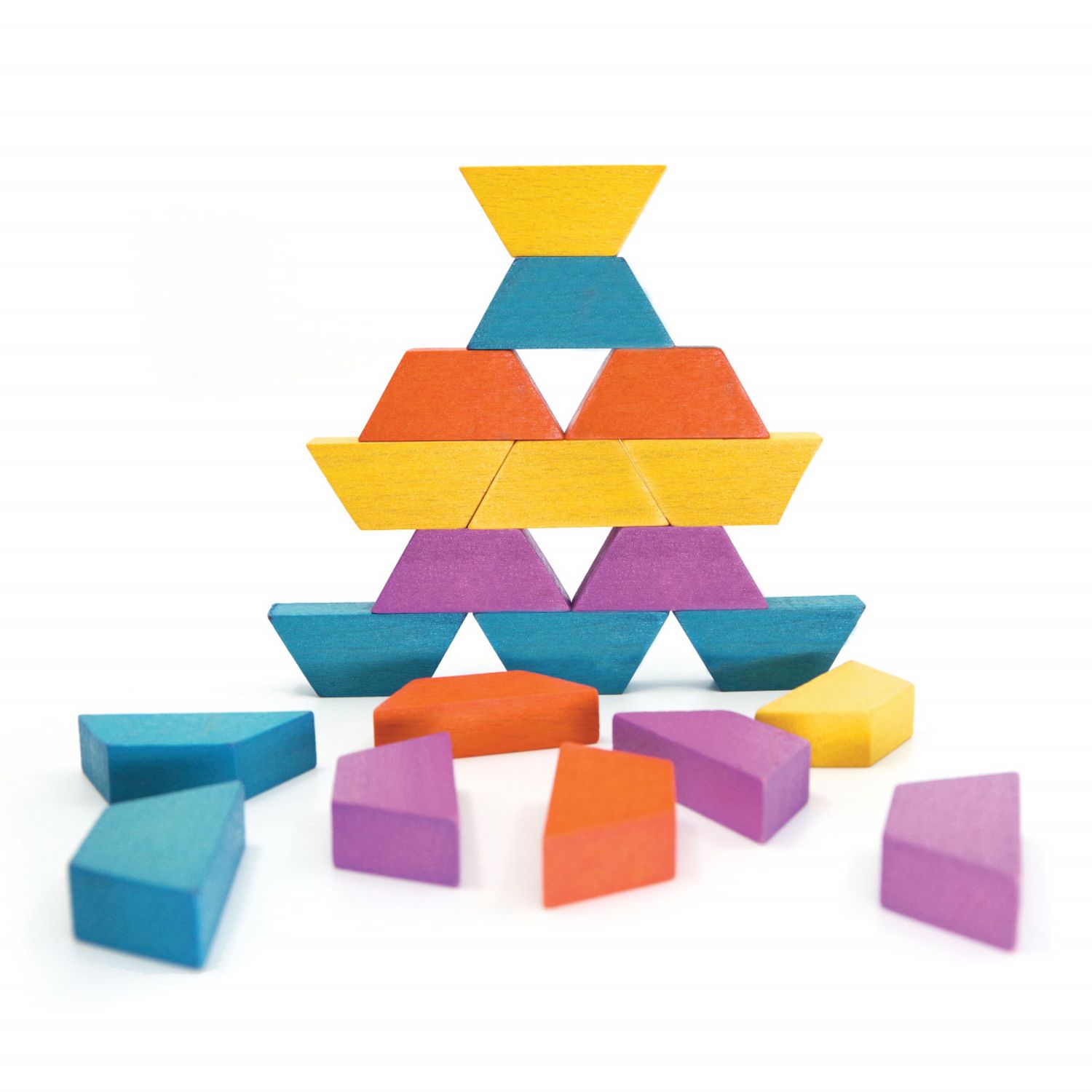 Joc educativ tip mozaic cu forme trapezoidale, Explorare fotografia produsului View 5 L