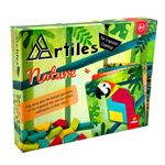 Joc educativ tip mozaic cu forme trapezoidale, Natura fotografia produsului