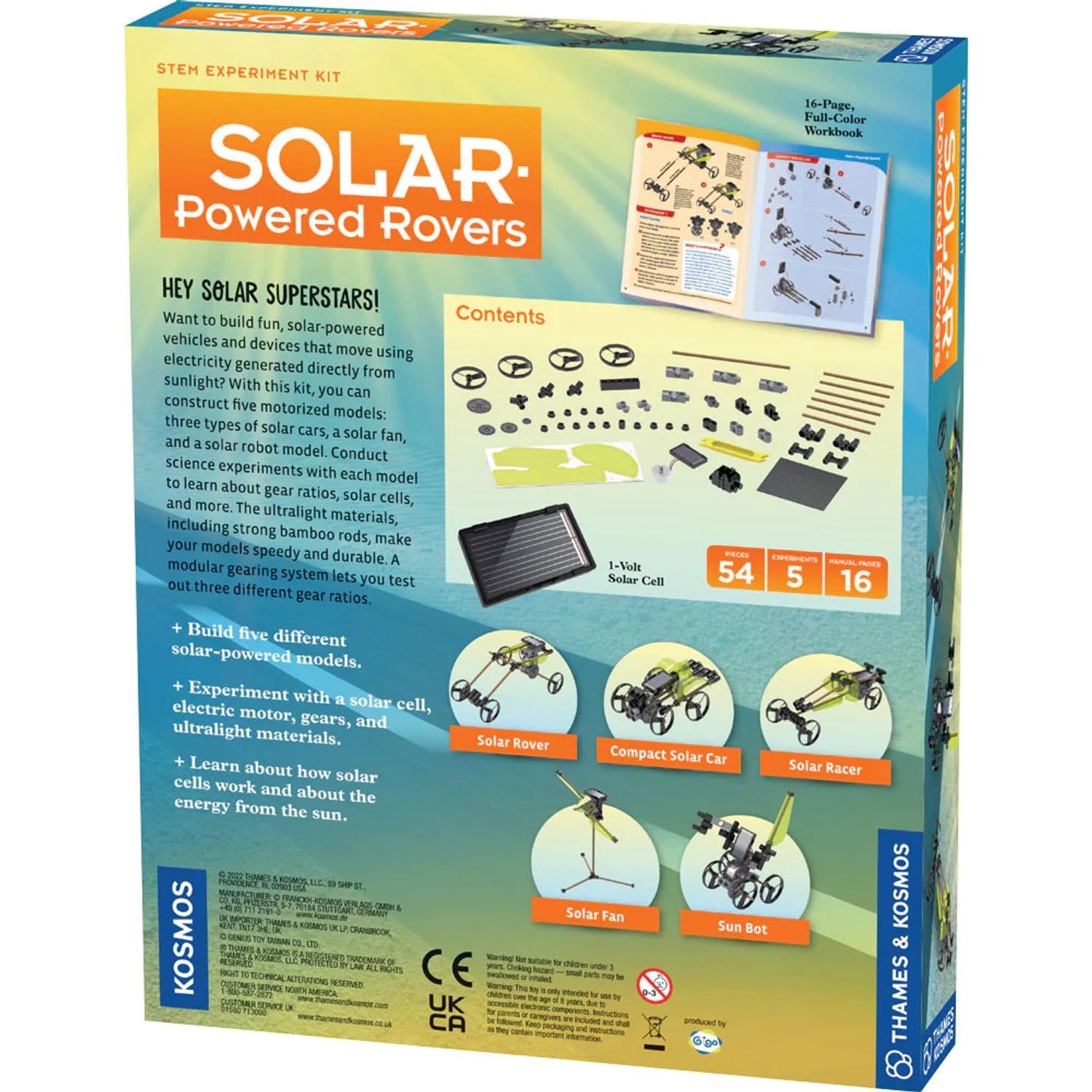 Kit STEM de construit vehicule cu energie solara fotografia produsului View 4 L