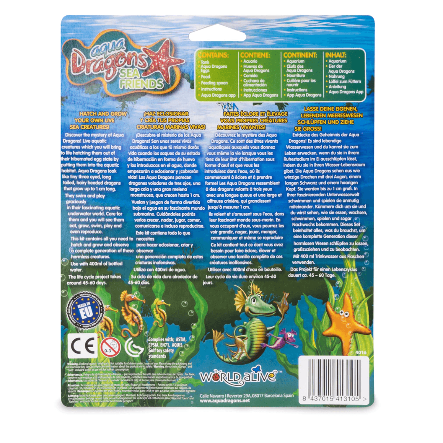Set educativ STEM - AQUA DRAGONS    Habitat economic - Sea Friends basic fotografia produsului View 3 L