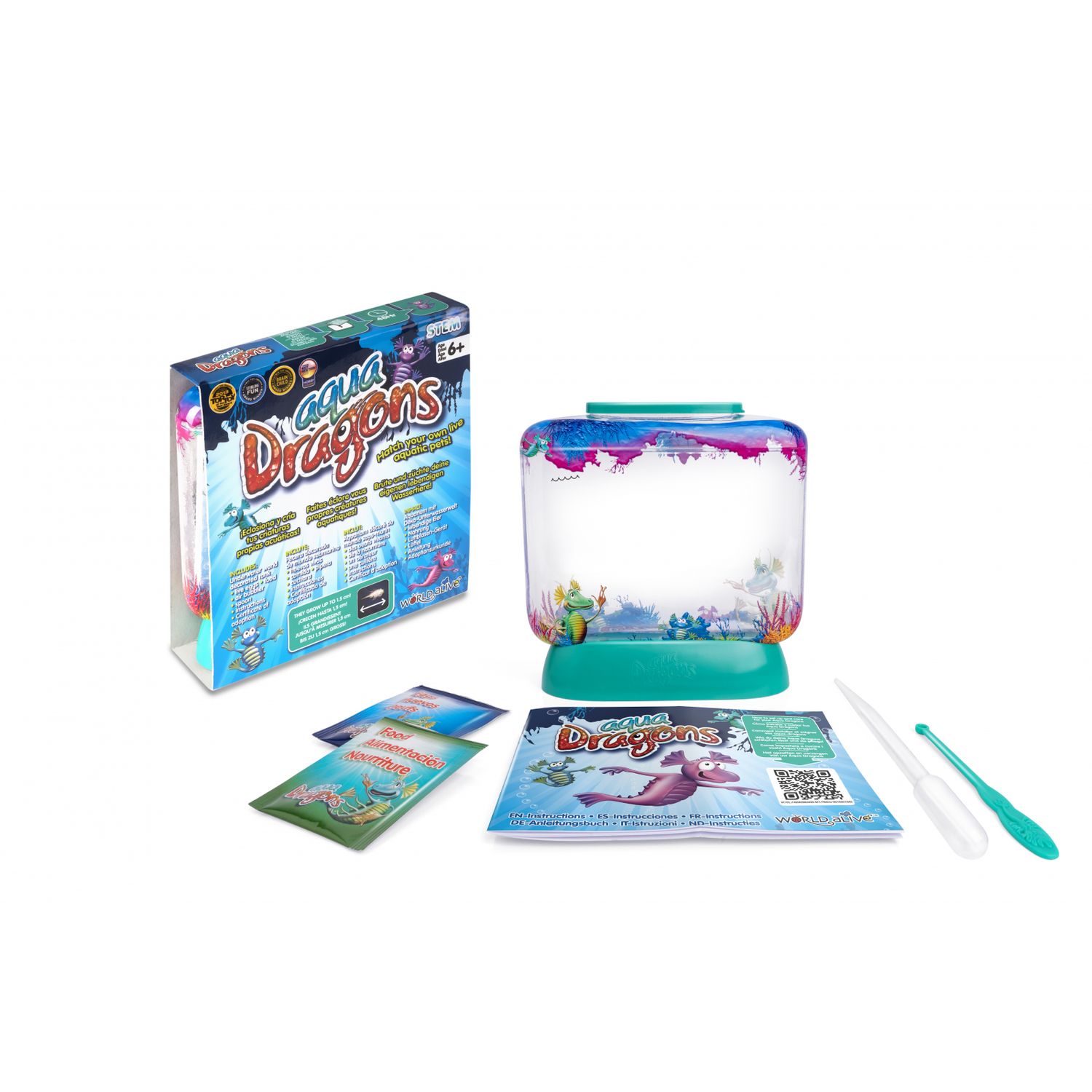 Set educativ STEM - AQUA DRAGONS    Habitat Lumea subacvatica - unboxed fotografia produsului View 2 L