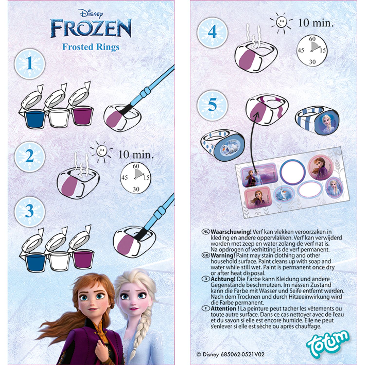 Mini set creativ DIY Inele de gheata Disney Frozen fotografia produsului View 4 L